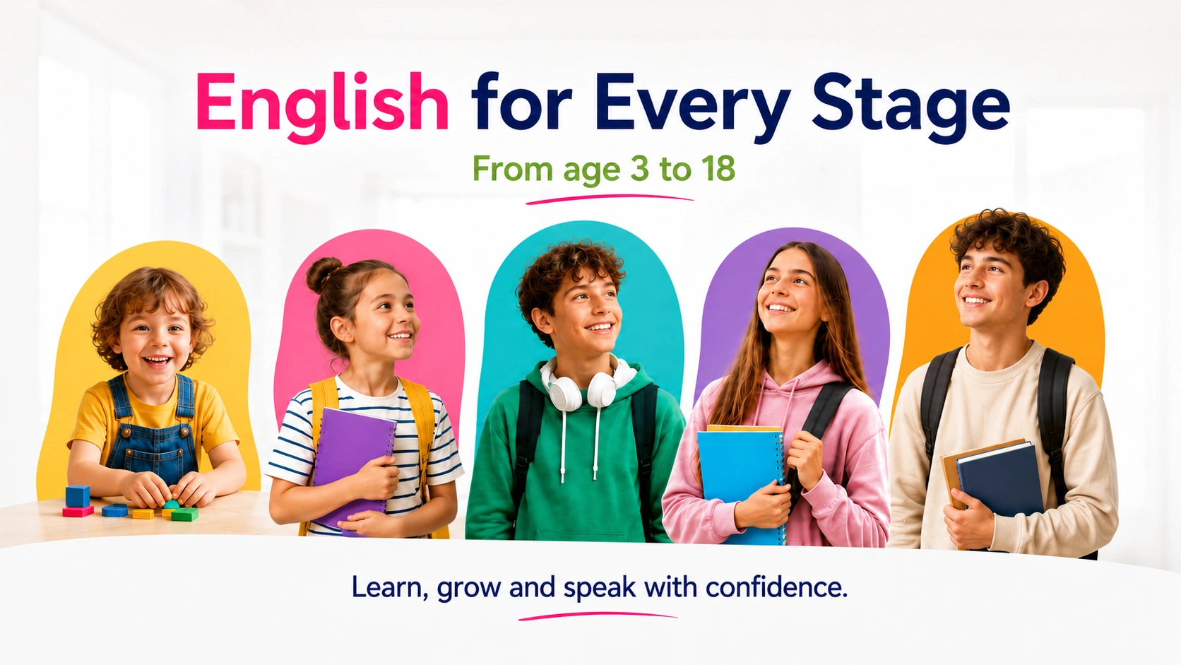 Clases de inglés para niños y adolescentes — PinKIDS Akademia