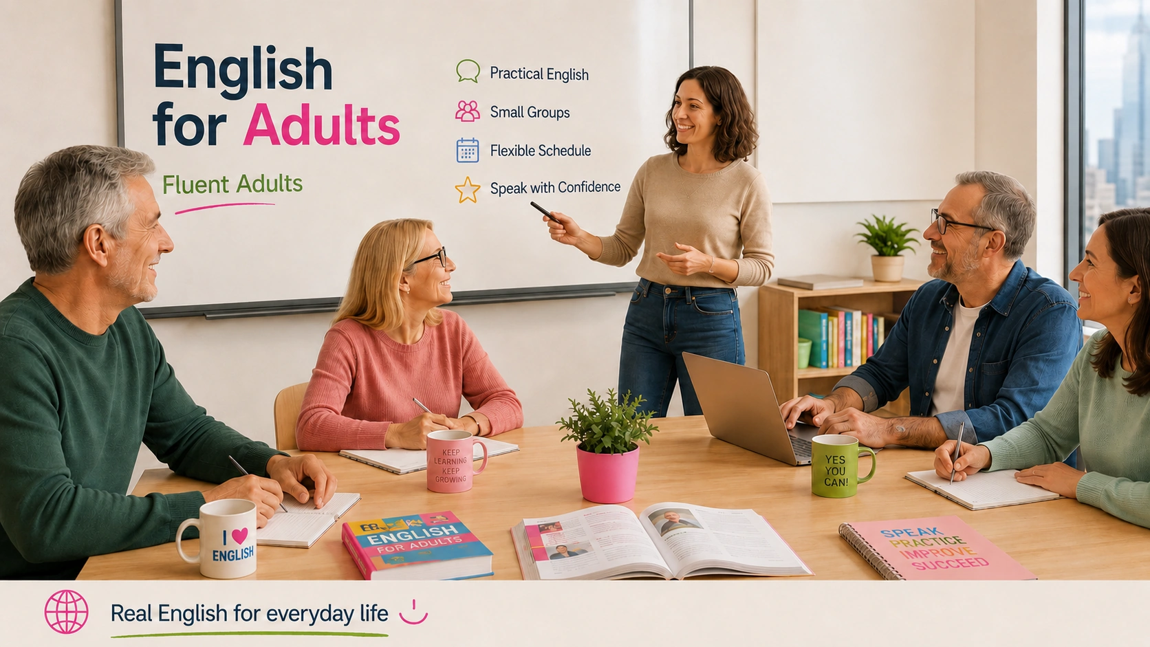 Clases de inglés para adultos — PinKIDS Akademia