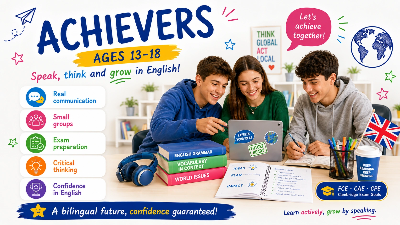 Achievers — 13–18